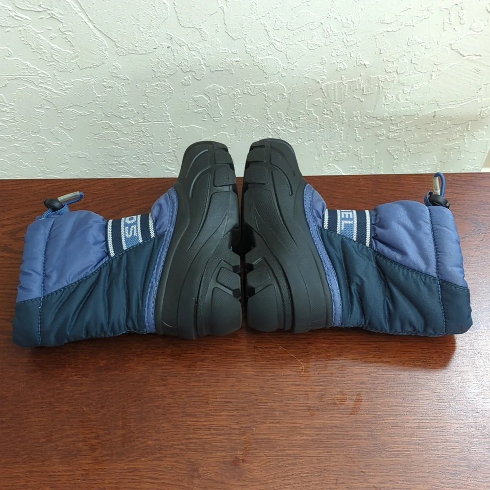 Sorel Toddler's Blue & Black Cub Snow Boots Size 9